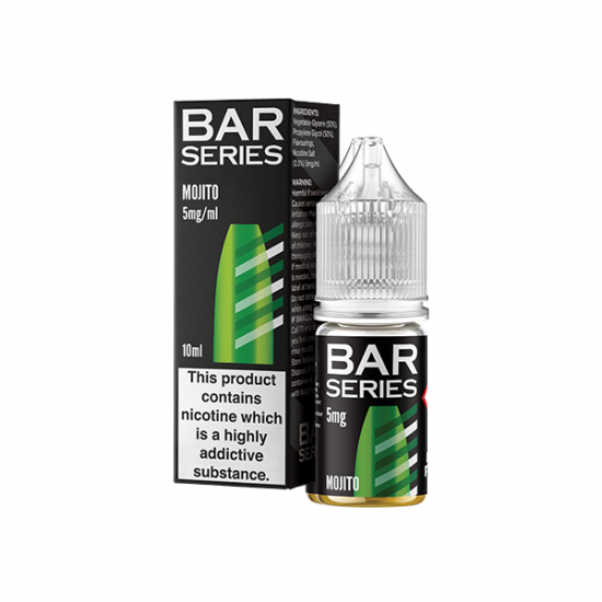 5mg Bar Series Nic Salts 10ml (50VG/50PG) - Flavour: Mojito