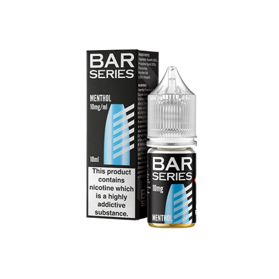 10mg Bar Series 10ml Nic Salts (50VG/50PG) - Flavour: Menthol