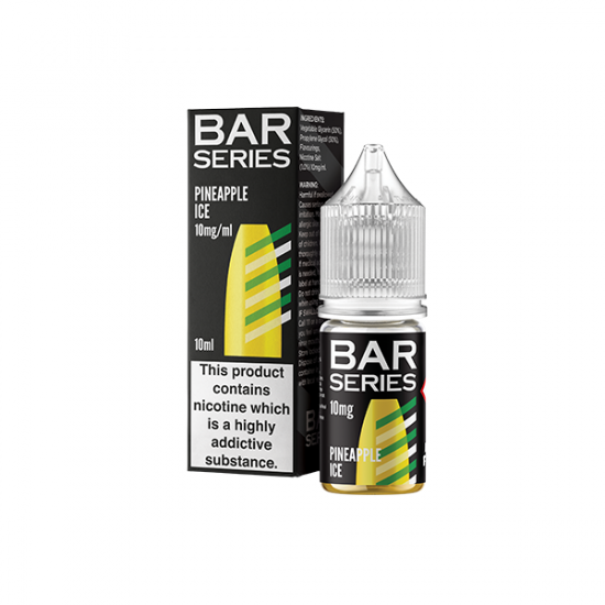 10mg Bar Series 10ml Nic Salts (50VG/50PG) - Flavour: Pineapple Ice