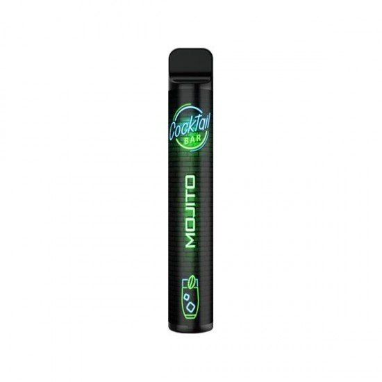 Cocktail Bar 20mg Nic Salt Disposable Vape Device 600 Puffs - Flavour: Mojito