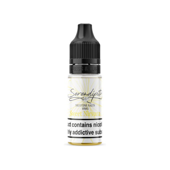 10mg Serendipity By Wick Liquor 10ml Nic Salts (50VG/50PG) - Flavour: Sweet Nirvana