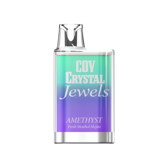 20mg Chief Of Vapes Crystal Jewels Disposable Vape Device 600 Puffs - Flavour: Fresh Menthol Mojito