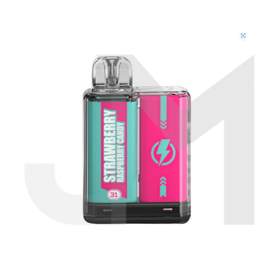 20mg Vapengin Mercury Disposable Vape Device 600 Puffs - Flavour: Strawberry Raspberry Candy