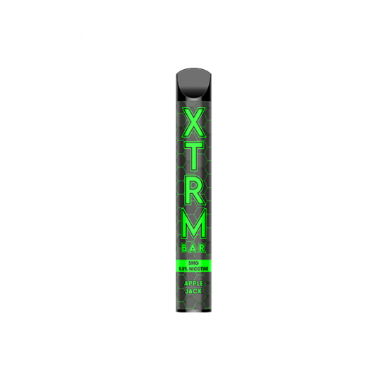 5mg XTRM Disposable Vape bars 600 puffs - Flavour: Apple Jack