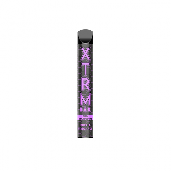 5mg XTRM Disposable Vape bars 600 puffs - Flavour: Purple Lemonade