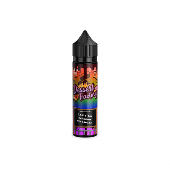 Dessert Factory 0mg Shortfill E-Liquid 50ml - Flavour: Taste The Rainbow Milkshake