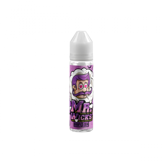 Mr Wicks 50ml Shortfill 0mg (70VG/30PG) - Flavour: Grape Soda