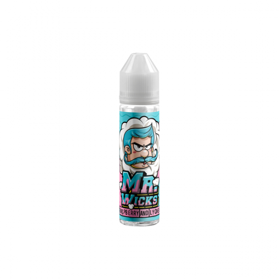 Mr Wicks 50ml Shortfill 0mg (70VG/30PG) - Flavour: Raspberry & Lychee