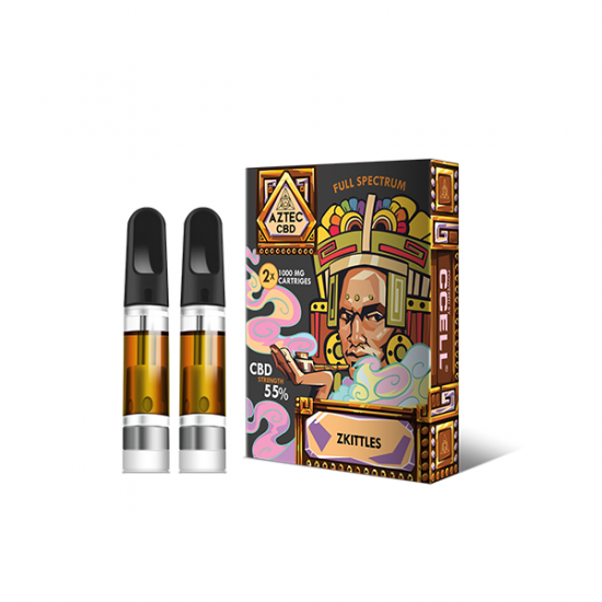 Aztec CBD 1000mg Vape Kit - 1ml - Flavour: Zkittles