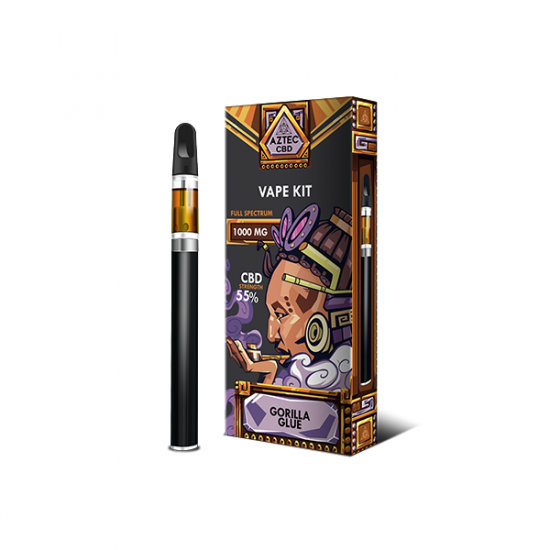 Aztec CBD 1000mg Vape Kit - 1ml - Flavour: Gorilla Glue