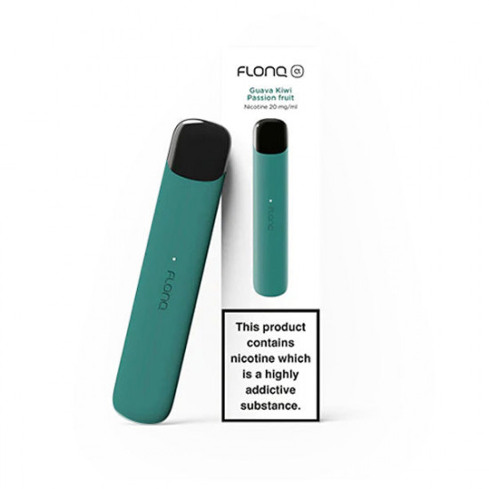 18mg Flonq Alpha Disposable Vape Device 600 Puffs - Flavour: Guava Kiwi Passionfruit