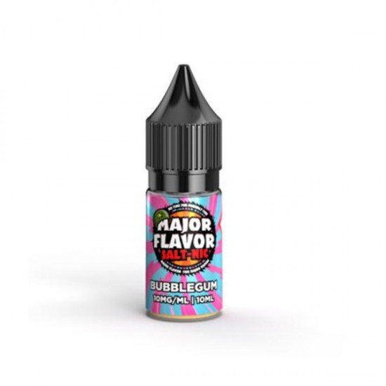 10mg Major Flavor Nic Salts 10ml (60VG/40PG) - Flavour: Bubblegum