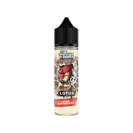 The Panther Series Desserts By Dr Vapes 50ml Shortfill 0mg (78VG/22PG) - Flavour: Lotus Cheesecake