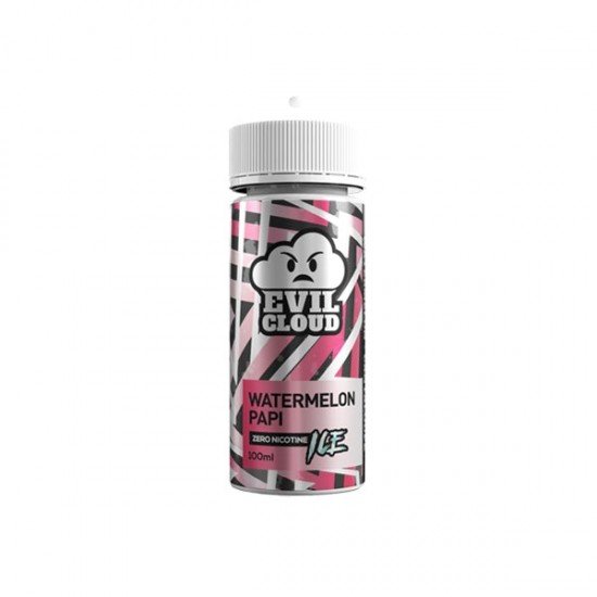 Evil Clouds 0mg 100ml Shortfill (70VG/30PG) - Flavour: Watermelon Papi