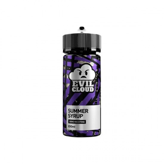 Evil Clouds 0mg 100ml Shortfill (70VG/30PG) - Flavour: Summer Syrup