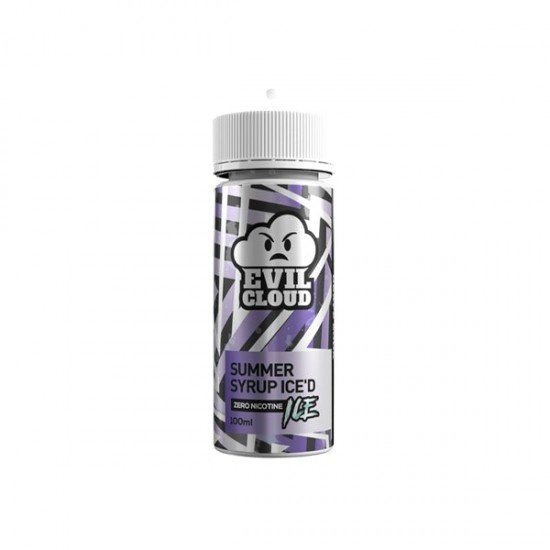 Evil Clouds 0mg 100ml Shortfill (70VG/30PG) - Flavour: Summer Syrup Iced