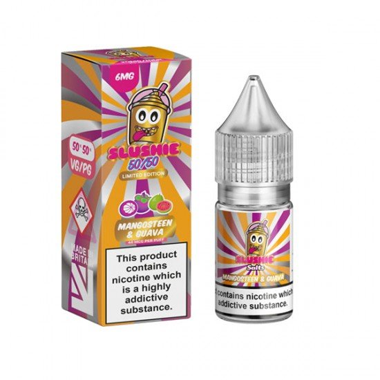 6mg Slushie by Liqua Vape 10ml (50VG/50PG) - Flavour: Mangosteen & Guava Slush