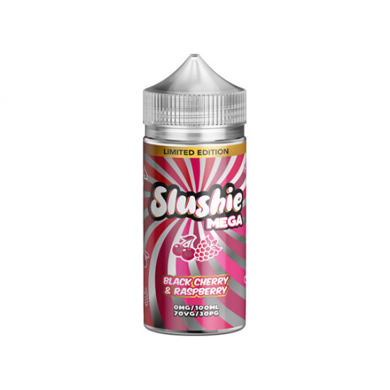 Slushie by Liqua Vape 100ml Shortfill 0mg (70VG/30PG) - Flavour: Black Cherry Raspberry