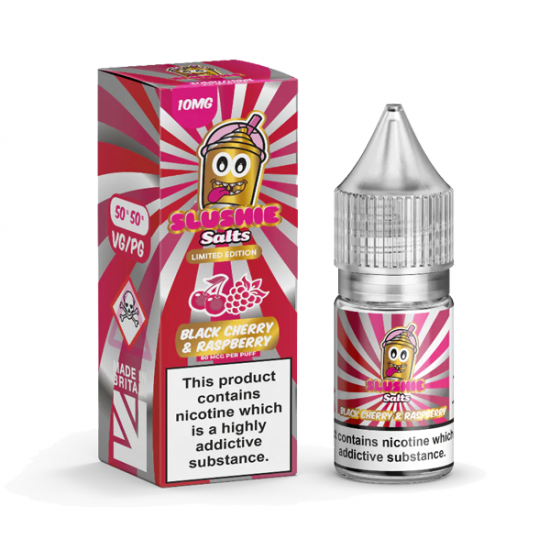 10mg Slushie by Liqua Vape 10ml Flavoured Nic Salts - Flavour: Black Cherry Raspberry Slush