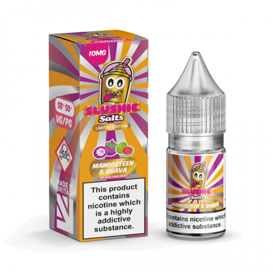 10mg Slushie by Liqua Vape 10ml Flavoured Nic Salts - Flavour: Mangosteen & Guava Slush