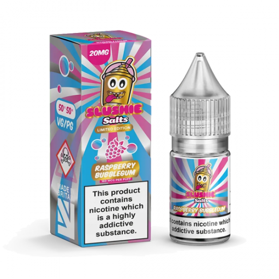 20mg Slushie by Liqua Vape 10ml Flavoured Nic Salts - Flavour: Raspberry Bubblegum Slush