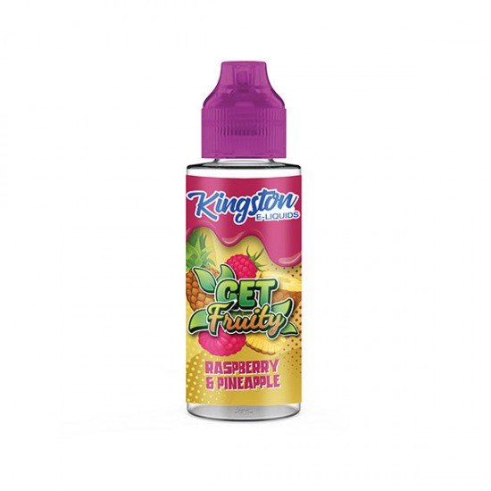 Kingston Get Fruity 100ml Shortfill 0mg (70VG/30PG) - Flavour: Raspberry & Pineapple