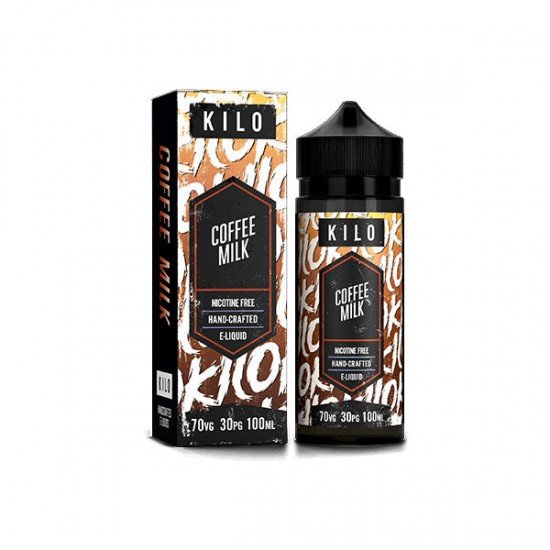 Kilo 100ml Shortfill 0mg (70VG/30PG) - Flavour: Coffee Milk