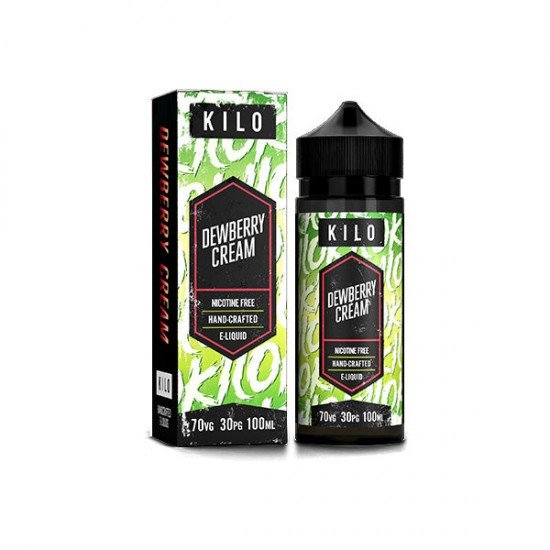 Kilo 100ml Shortfill 0mg (70VG/30PG) - Flavour: Dewberry Cream