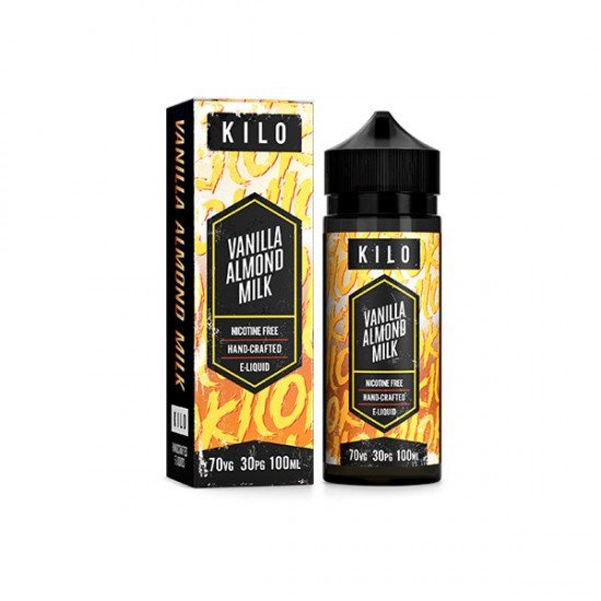 Kilo 100ml Shortfill 0mg (70VG/30PG) - Flavour: Vanilla Almond Milk