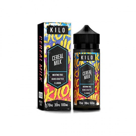 Kilo 100ml Shortfill 0mg (70VG/30PG) - Flavour: Cereal Milk