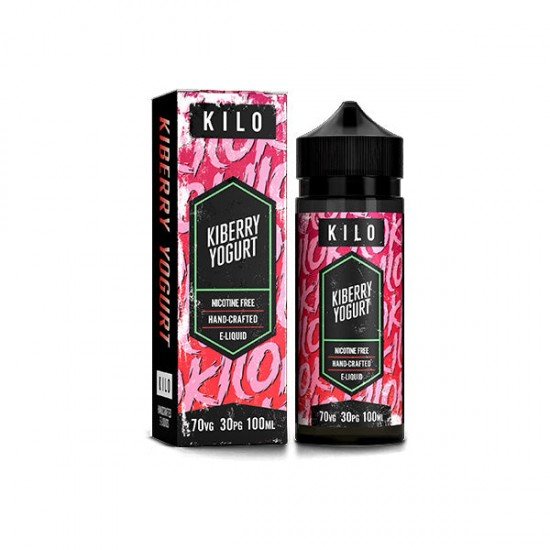 Kilo 100ml Shortfill 0mg (70VG/30PG) - Flavour: Kiberry Yoghurt