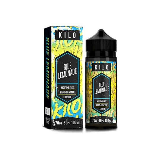 Kilo 100ml Shortfill 0mg (70VG/30PG) - Flavour: Blue Lemonade