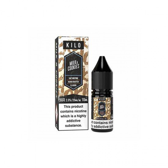 10mg Kilo 10ml Nic Salts (50VG/50PG) - Flavour: Milk & Cookies