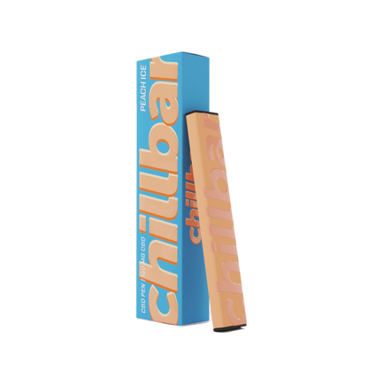 Chillbar 150mg CBD Disposable Vape Device 300 Puffs - Flavour: Peach Ice