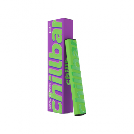 Chillbar 150mg CBD Disposable Vape Device 300 Puffs - Flavour: Grape