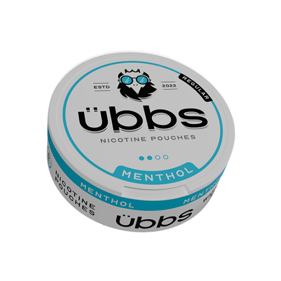 6mg Übbs Menthol Regular Strength Nicotine Pouches - 20 Pouches