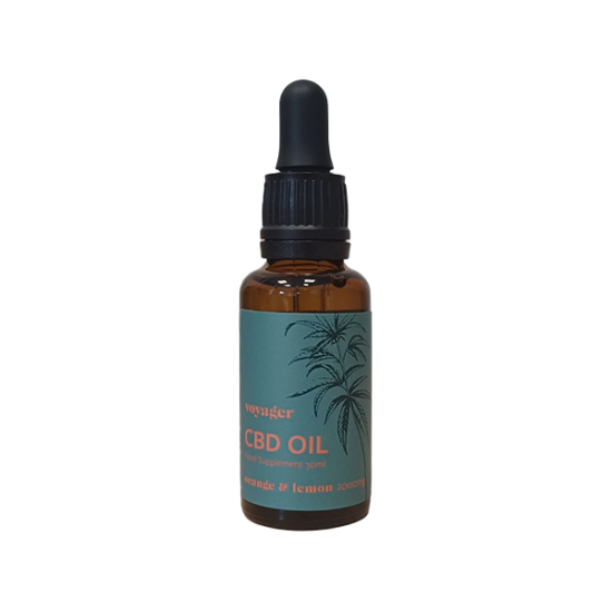 Voyager 2000mg CBD Oil 30ml - Flavour: Orange and Lemon