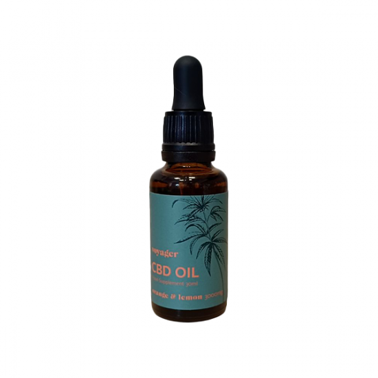 Voyager 3000mg CBD Oil 30ml - Flavour: Orange and Lemon