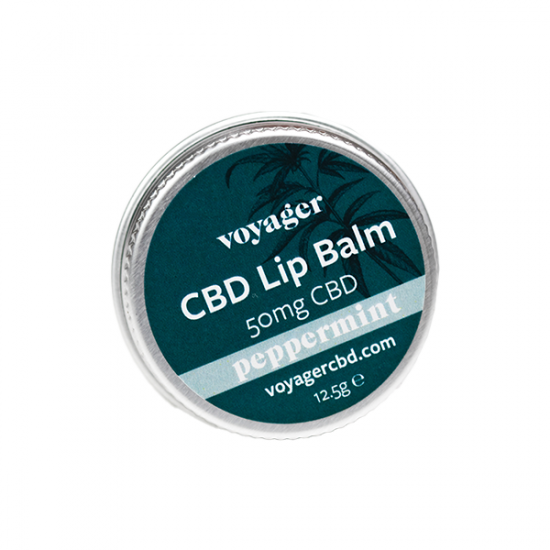 Voyager 50mg CBD Nourish and Protect Lip Balm - 12.5g - Flavour: Peppermint