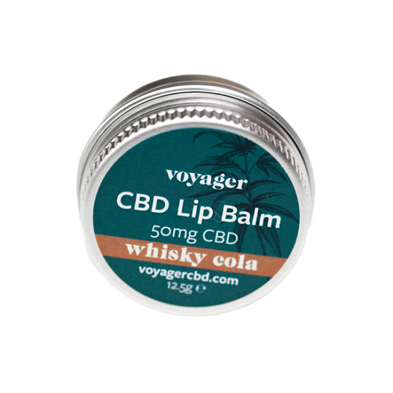 Voyager 50mg CBD Nourish and Protect Lip Balm - 12.5g - Flavour: Whisky & Cola