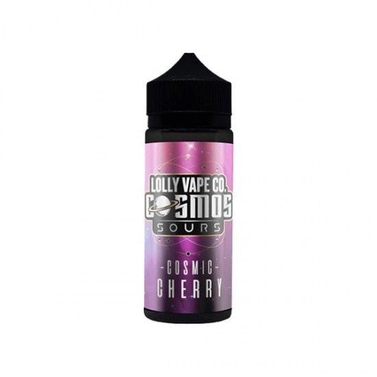 Lolly Vape Co Cosmos Sours 100ml Shortfill 0mg (80VG/20PG) - Flavour: Cosmic Cherry