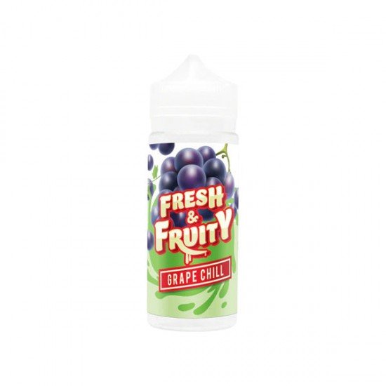 Fresh & Fruity 100ml Shortfill 0mg (80VG/20PG) - Flavour: Grape Chill