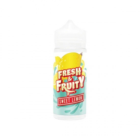 Fresh & Fruity 100ml Shortfill 0mg (80VG/20PG) - Flavour: Sweet Lemon