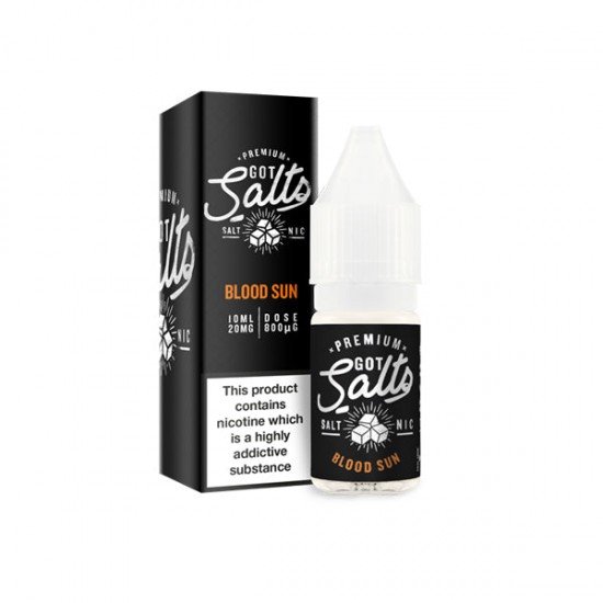 10mg Got Salts 10ml Nic Salts (50VG/50PG) - Flavour: Blood Sun