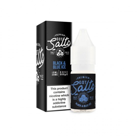 10mg Got Salts 10ml Nic Salts (50VG/50PG) - Flavour: Black & Blue Ice