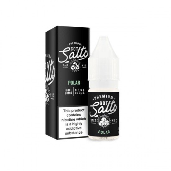 20mg Got Salts 10ml Nic Salts (50VG/50PG) - Flavour: Polar