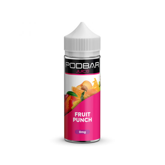 Podbar Juice by Kingston 100ml Shortfill 0mg (50VG/50PG) - Flavour: Fruit Punch