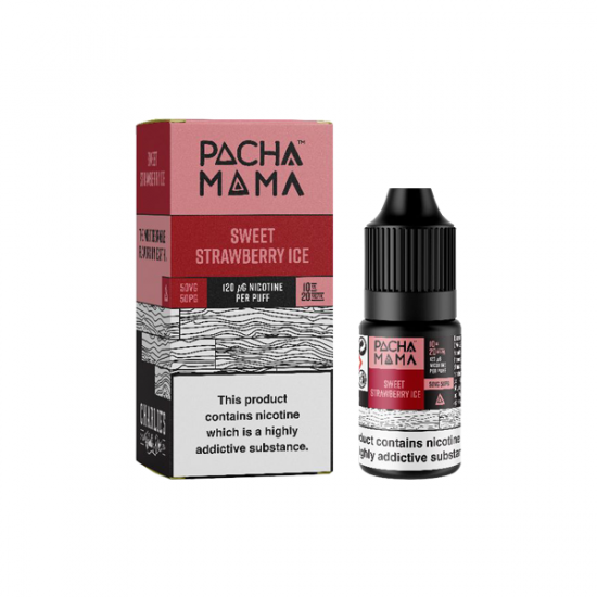 Pacha Mama by Charlies Chalk Dust 20mg 10ml E-liquid (50VG/50PG) - Flavour: Sweet Strawberry Ice