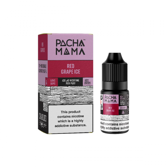 Pacha Mama by Charlies Chalk Dust 20mg 10ml E-liquid (50VG/50PG) - Flavour: Red Grape Ice