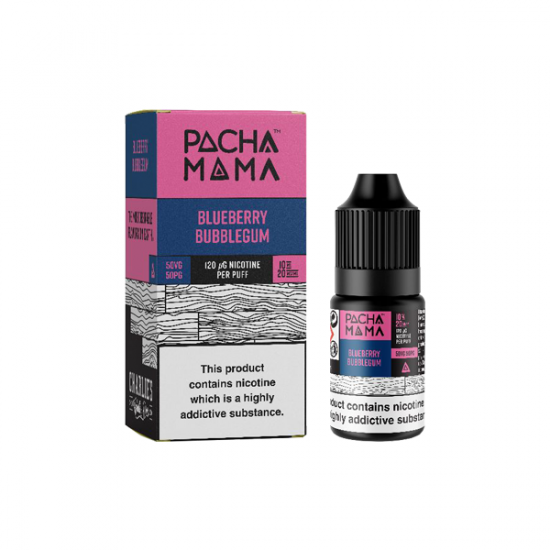 Pacha Mama by Charlies Chalk Dust 20mg 10ml E-liquid (50VG/50PG) - Flavour: Blueberry Bubblegum